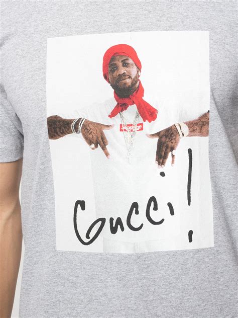 gucci mane supreme t shirt fake|gucci shirt checker.